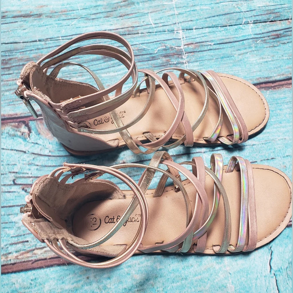 Cat & Jack Strappy Sandals Size 13